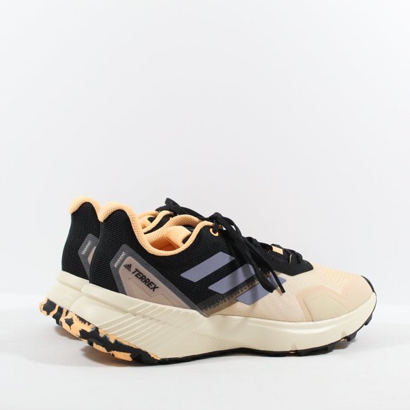 Adidas Women's Terrex Soulstride Trail Running Shoes - Taupe/White 9M - Picture 2 of 5